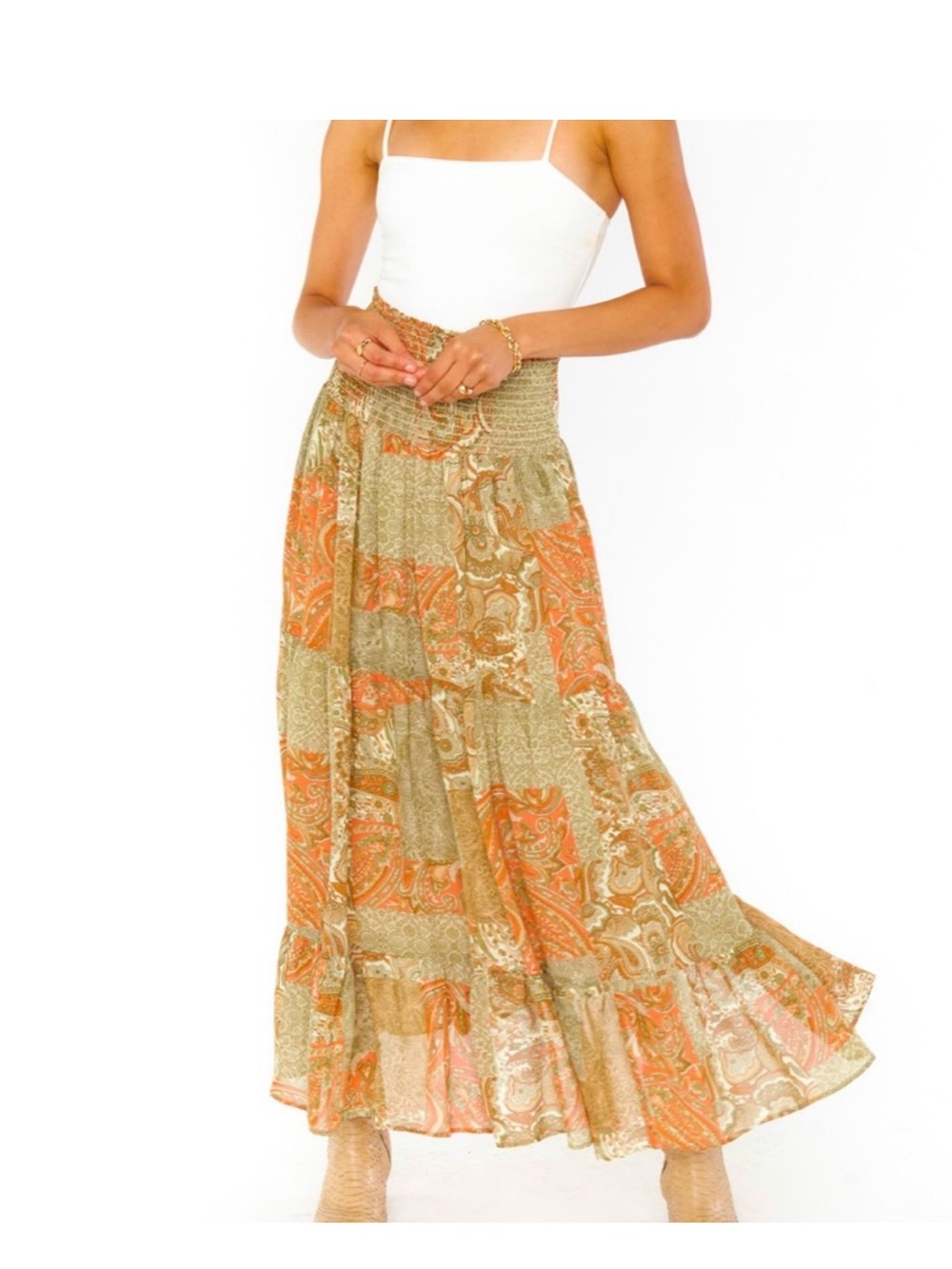 Show Me Your Mumu Sadie Convertible Skirt Dress in Paisley Dreams